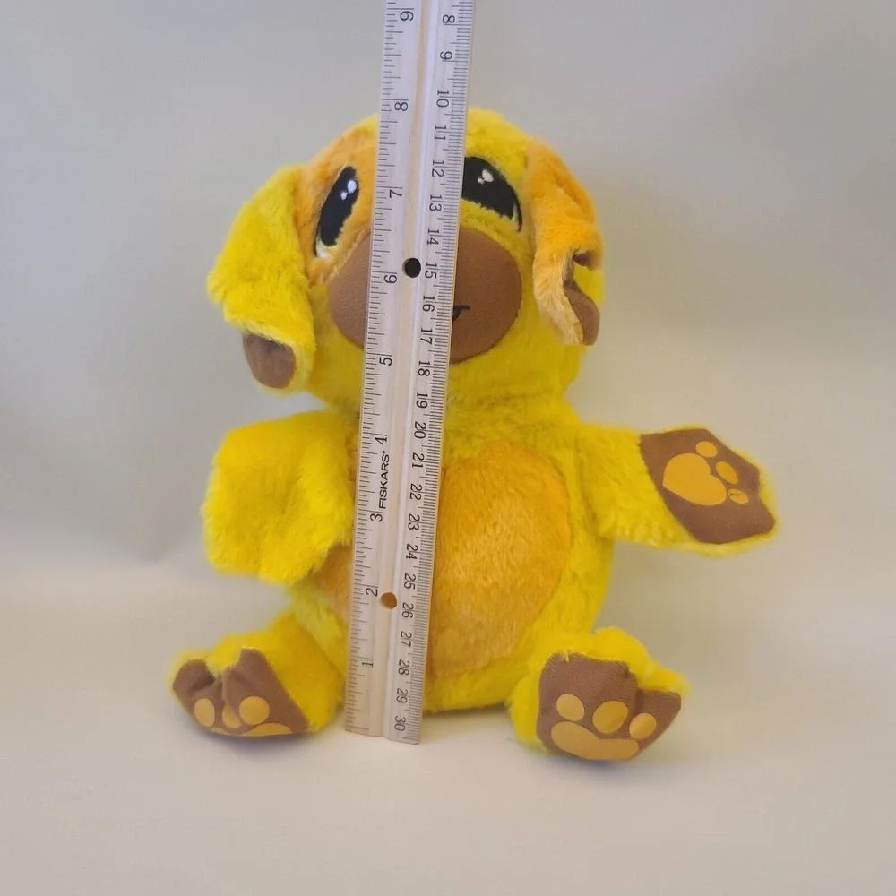 Ball Pet Yellow Dog Transforming Plush Stuffed Animal Toy 2014